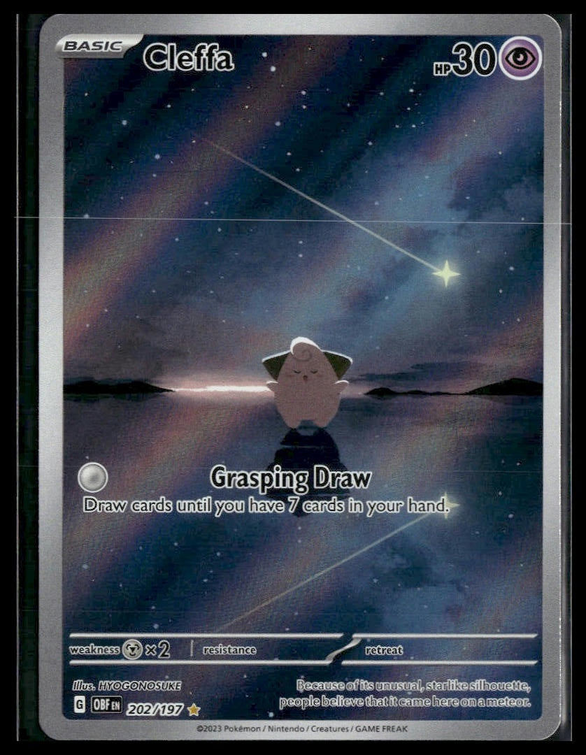 Cleffa #202/197 Obsidian Flames VLP