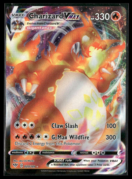 Charizard VMAX #020/189 Darkness Ablaze NM