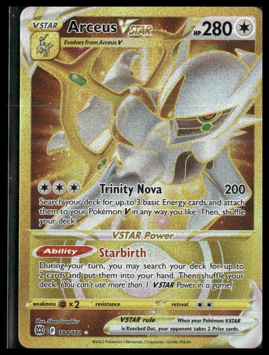 Arceus VSTAR (Secret) #184/172 Brilliant Stars VLP