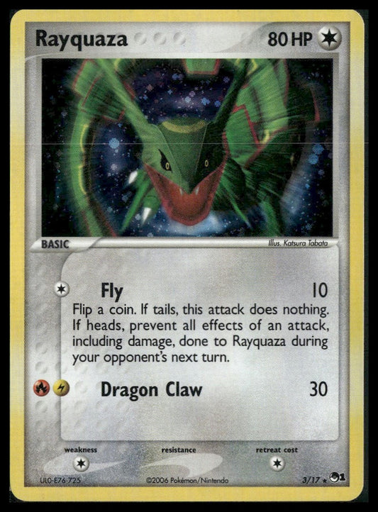 Rayquaza #003/017 POP Series 1 LP