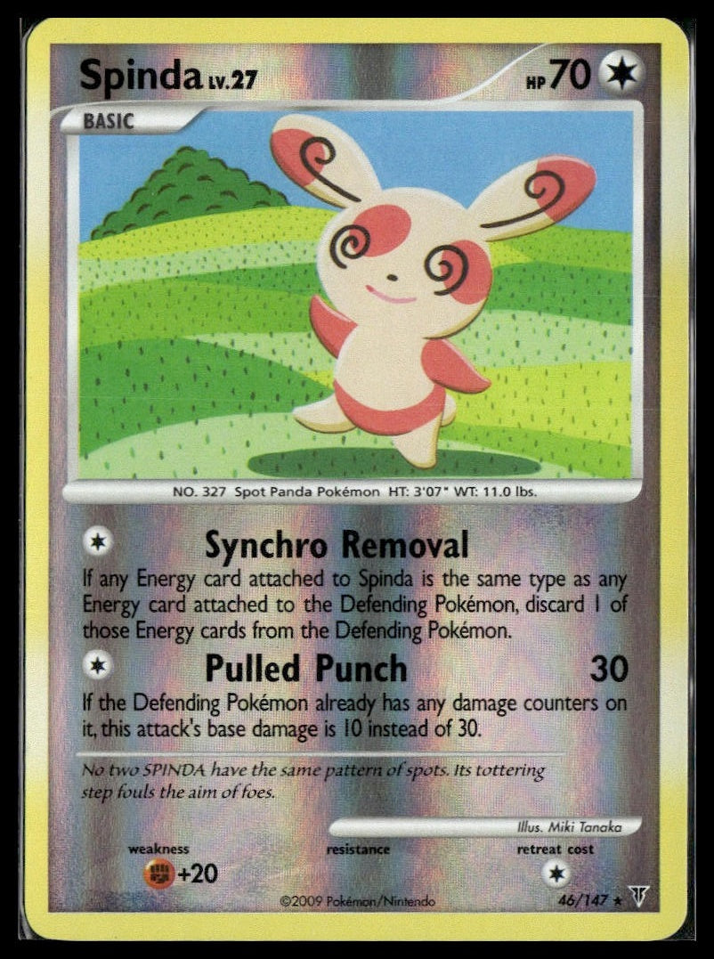 Spinda #46 Reverse Holo Miki Tanaka Supreme Victors LP