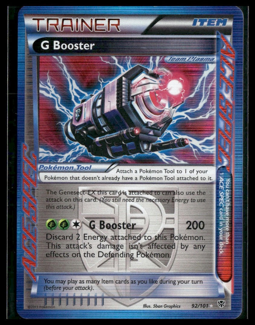 G Booster (Team Plasma) #92/101 Plasma Blast LP