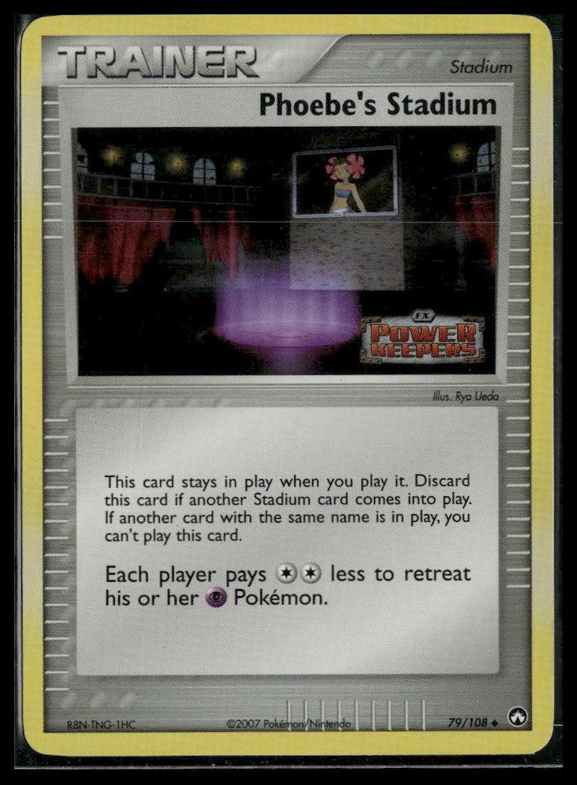 Phoebe's Stadium #79/108 Reverse Holo STAMP Power Keepers MP