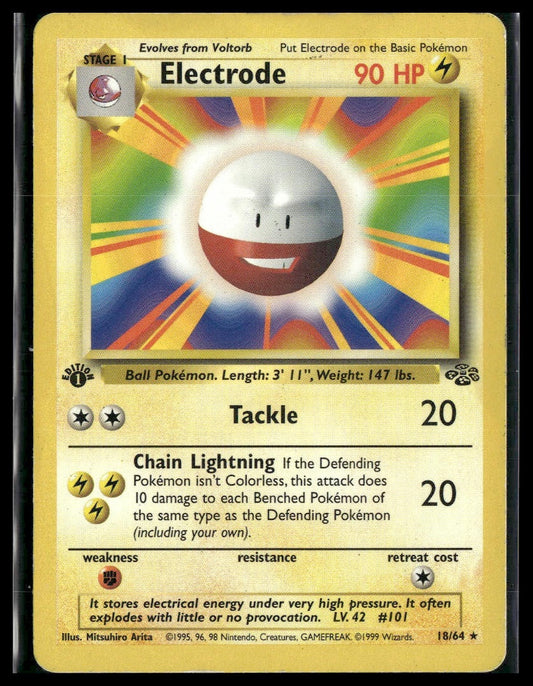 Electrode #18/64 1st Edition Jungle HP