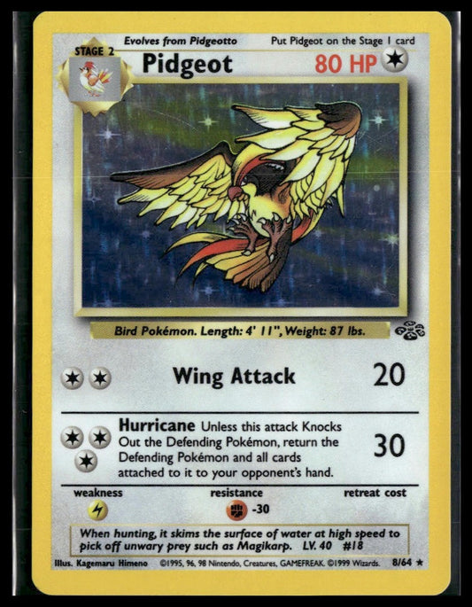 Pidgeot #08/64 Jungle MP