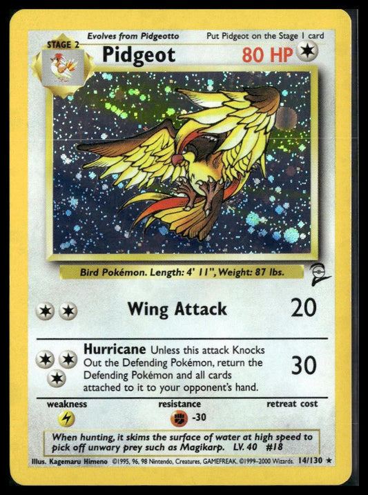 Pidgeot #014/130 Base Set 2 MP
