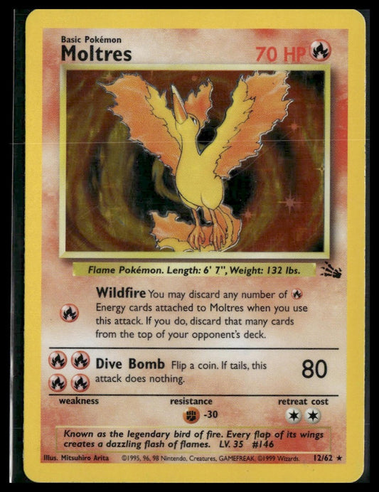Moltres #12/62 Fossil LP