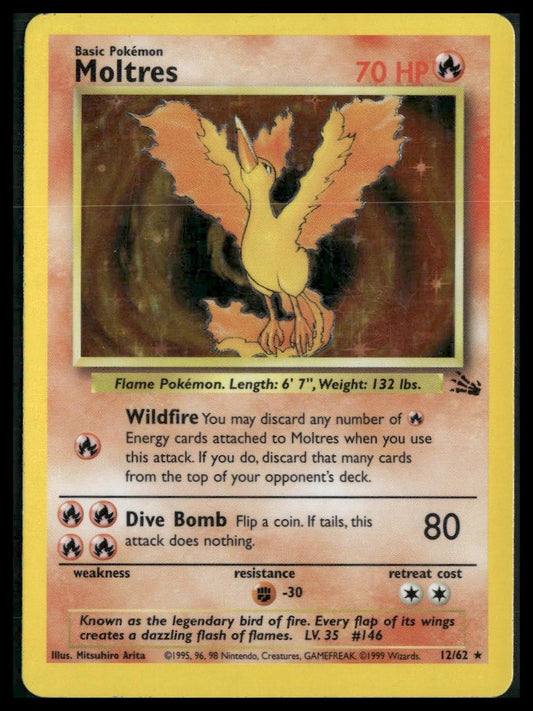 Moltres #12/62 Fossil MP