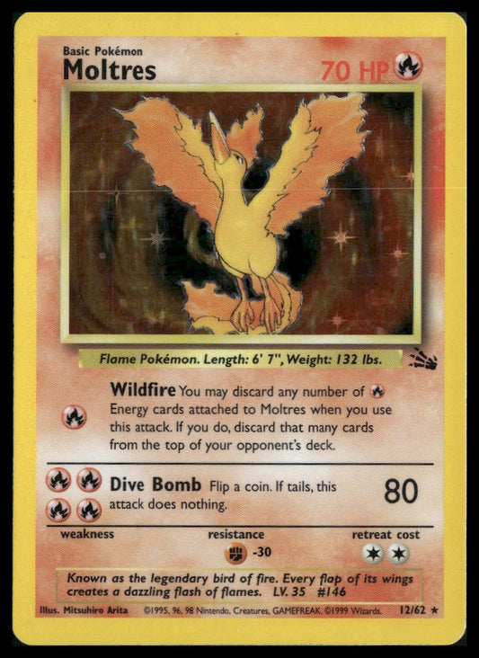 Moltres #12/62 Fossil LP