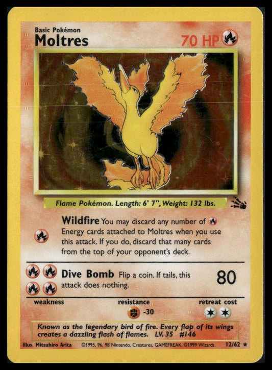 Moltres #12/62 Fossil LP