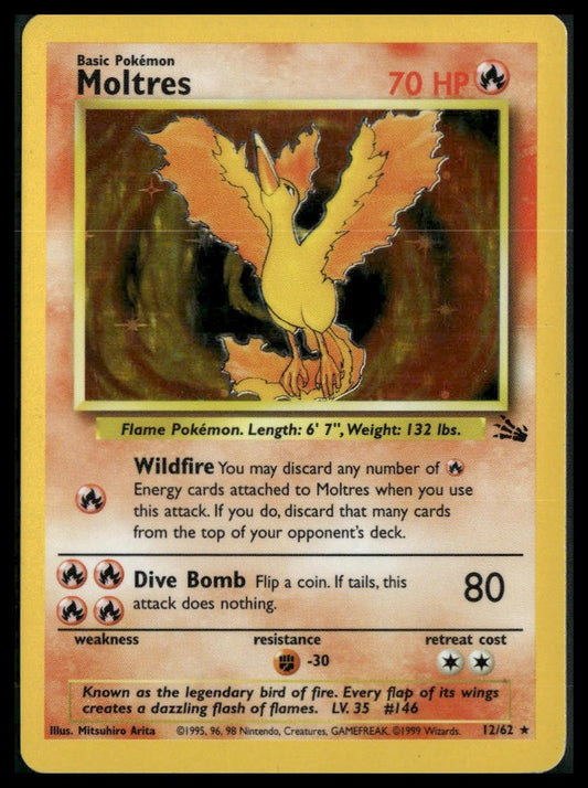 Moltres #12/62 Fossil LP