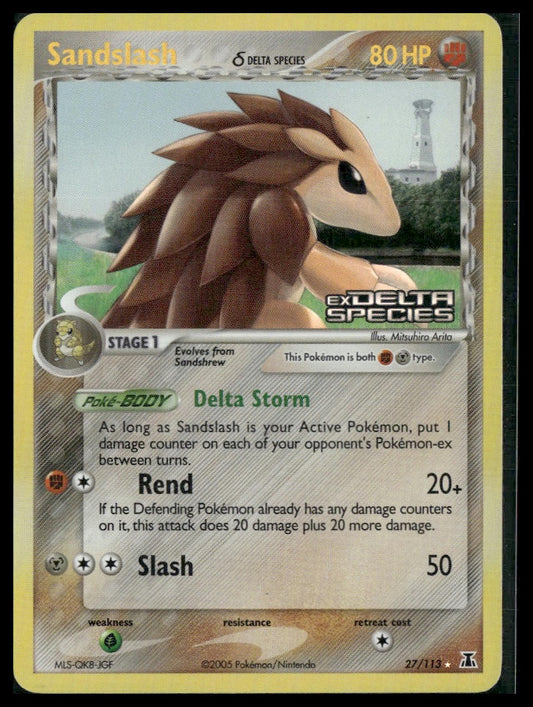 Sandslash (Delta Species) #27/113 Delta Species LP