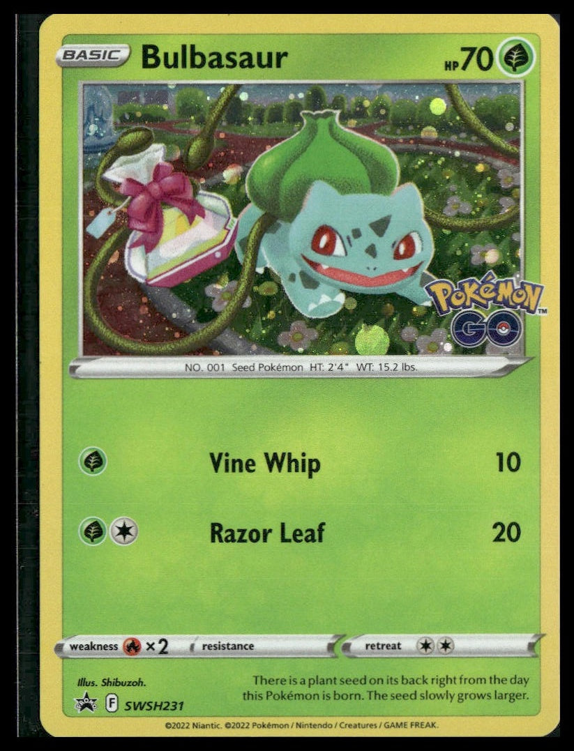 Bulbasaur #SWSH231 Pokémon Go Promo VLP