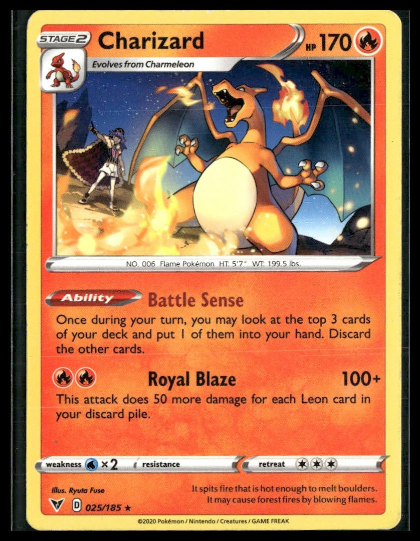 Charizard #025/185 Vivid Voltage MP