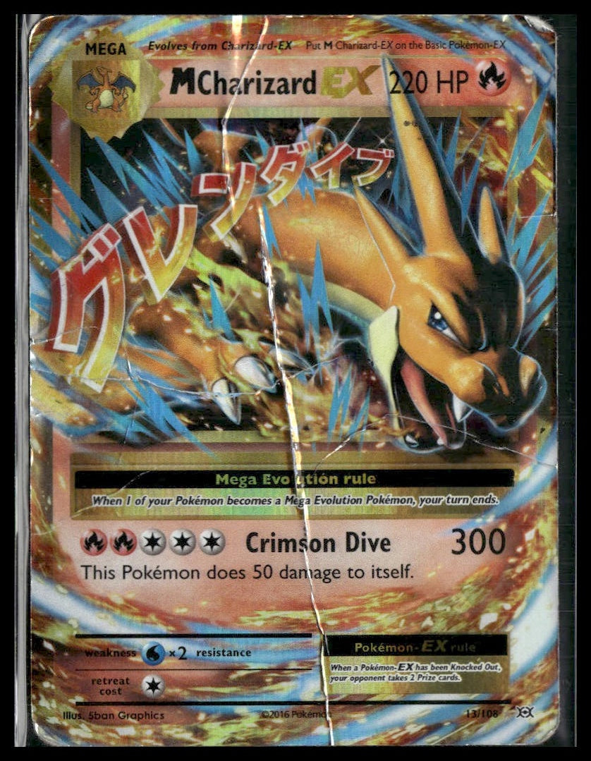 M Charizard EX #13/108 XY - Evolutions HP/DMG