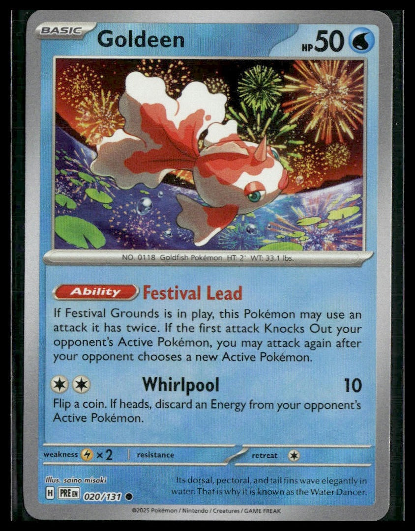 Goldeen (Poke Ball) #020/131 Prismatic Evolutions NM