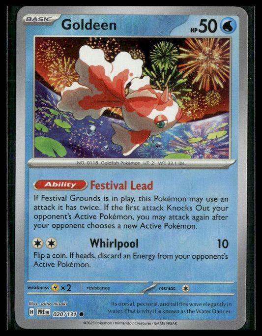 Goldeen (Poke Ball) #020/131 Prismatic Evolutions NM