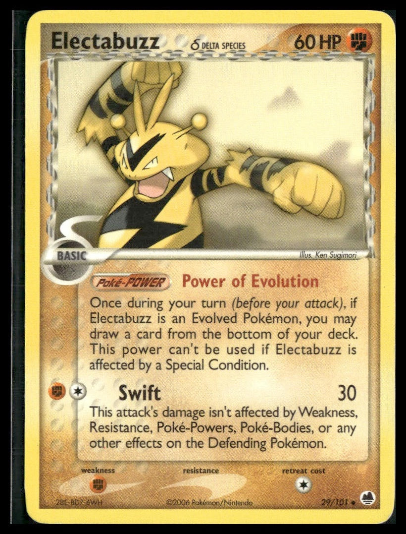 Electabuzz (Delta Species) #29/101 Dragon Frontiers LP
