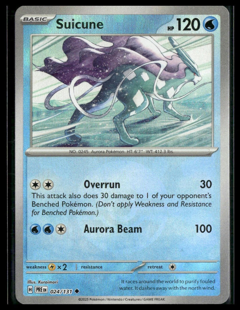 Suicune (Poke Ball) #024/131 Prismatic Evolutions NM