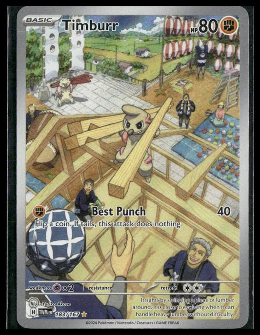 Timburr #183/167 Twilight Masquerade NM