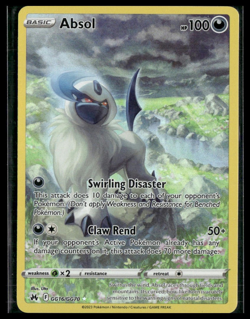 Absol #GG16/GG70 Crown Zenith: Galarian Gallery NM
