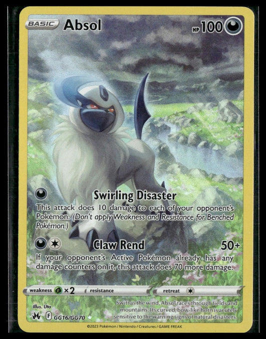 Absol #GG16/GG70 Crown Zenith: Galarian Gallery NM