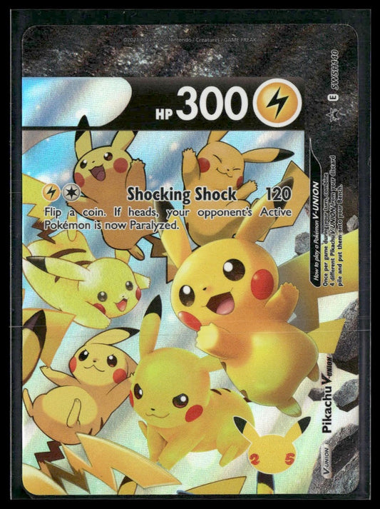 Pikachu V-Union #SWSH140 Sword & Shield Promo Cards NM
