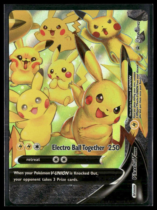 Pikachu V-Union #SWSH142 Sword & Shield Promo Cards NM