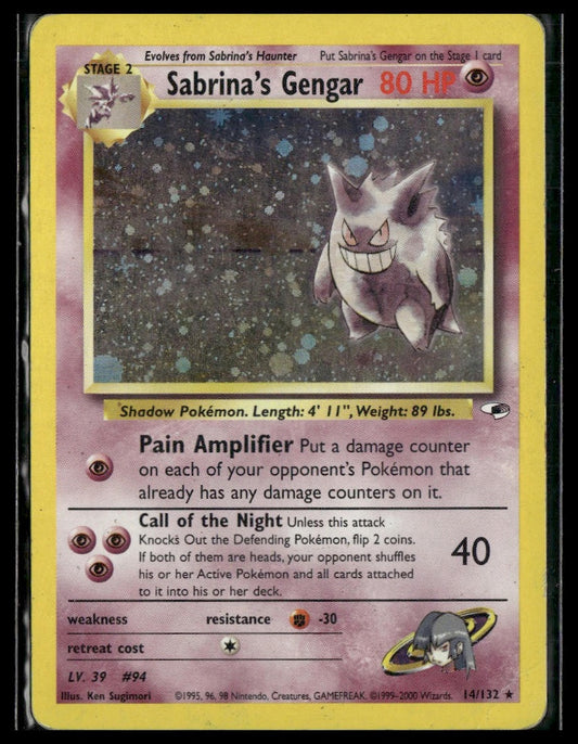Sabrina's Gengar #014/132 Gym Heroes HP
