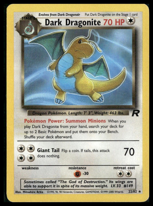 Dark Dragonite #22/82 Team Rocket MP