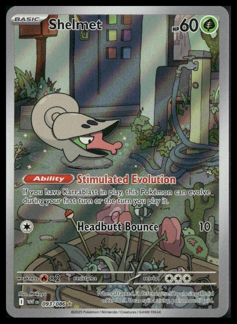 Shelmet #093/086 White Flare NM