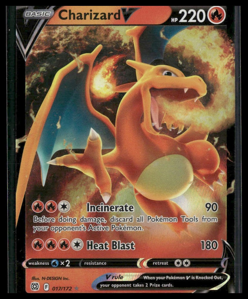 Charizard V #017/172 Brilliant Stars NM