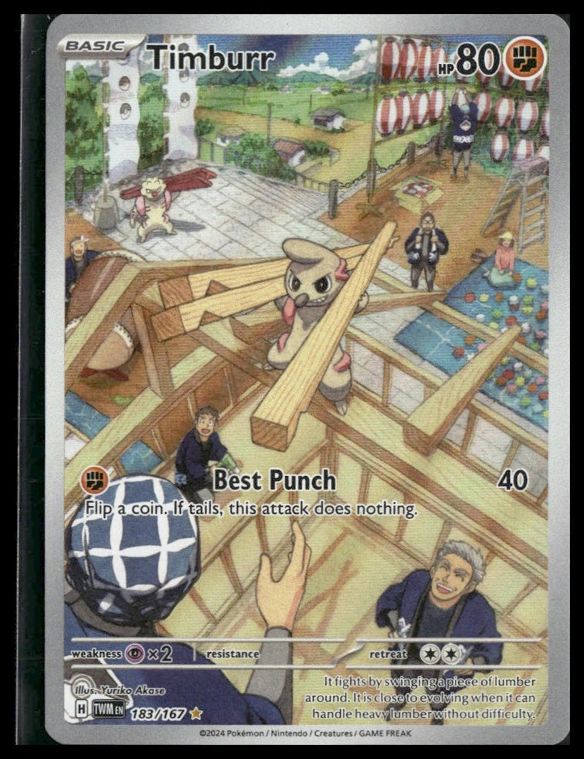 Timburr #183/167 Twilight Masquerade NM