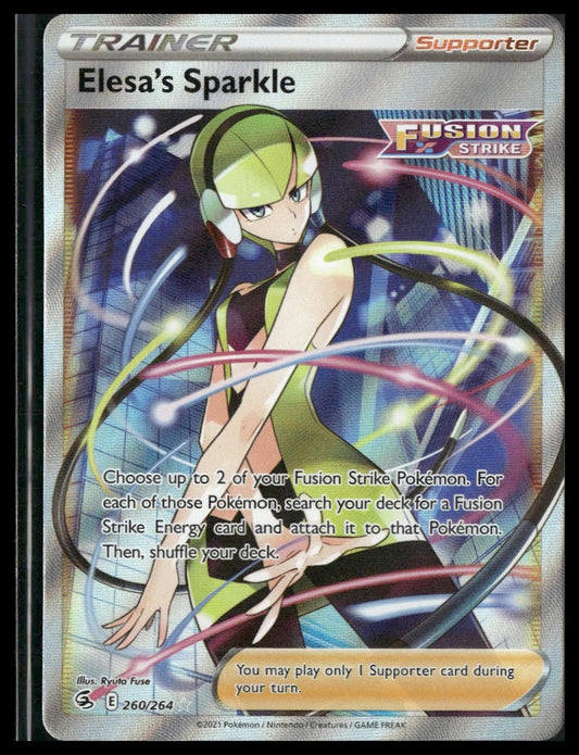 Elesa's Sparkle #260/264 Fusion Strike NM