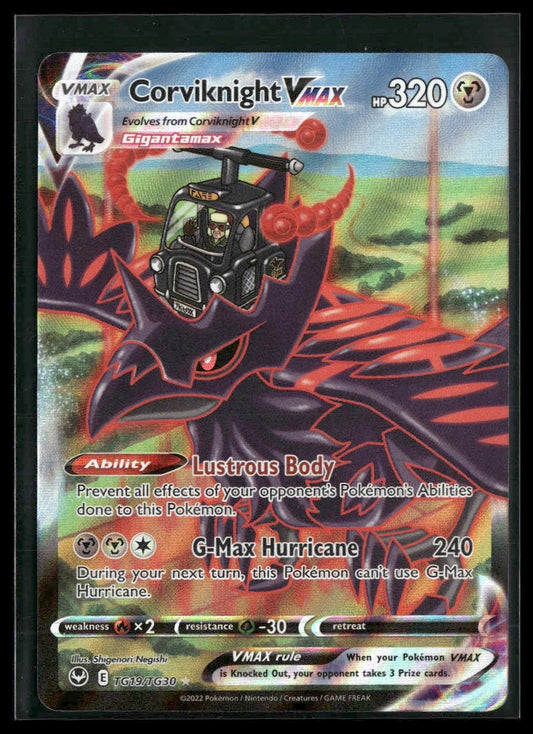 Corviknight VMAX #TG19/TG30 Silver Tempest Trainer Gallery LP