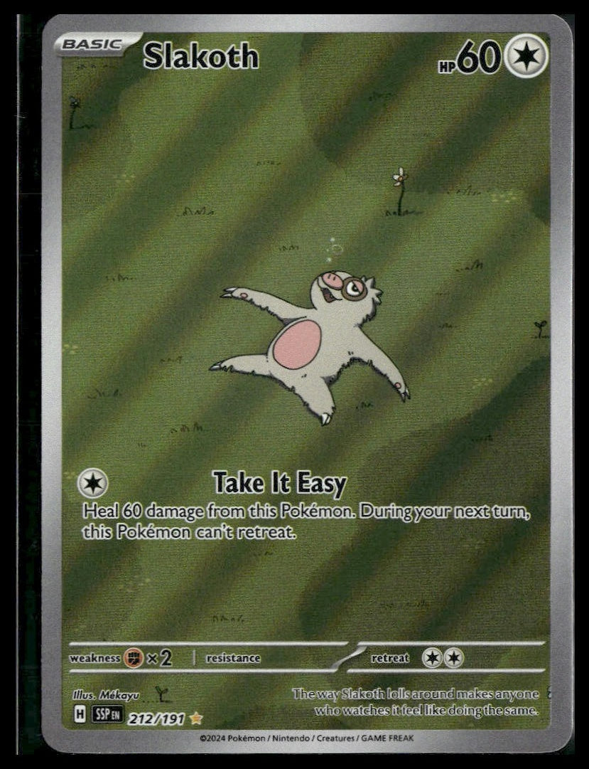 Slakoth #212/191 Surging Sparks VLP