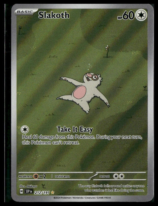 Slakoth #212/191 Surging Sparks VLP