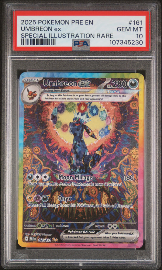 PSA 10 Umbreon ex #161 Prismatic Evolutions