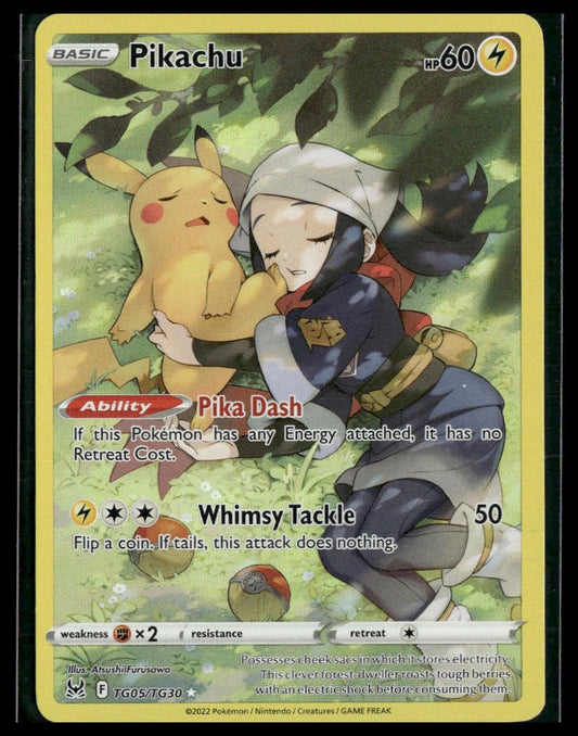 Pikachu #TG05/TG30 Lost Origin Trainer Gallery NM