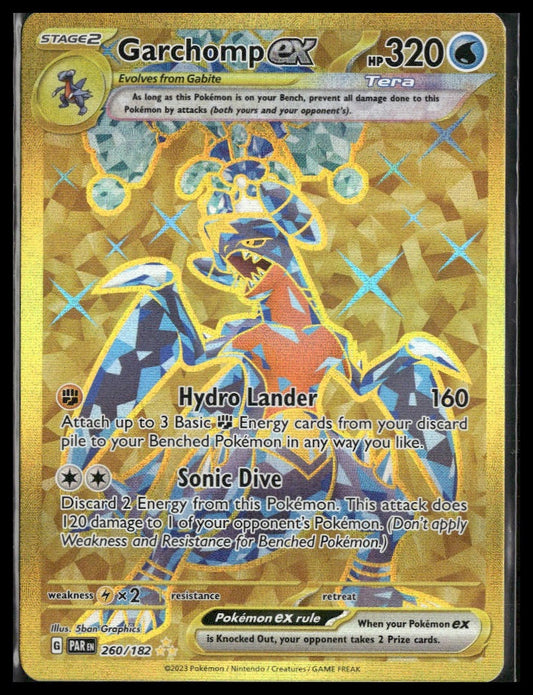 Garchomp ex #260/182 Paradox Rift VLP