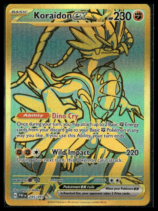 Koraidon ex #245/091 Paldean Fates NM