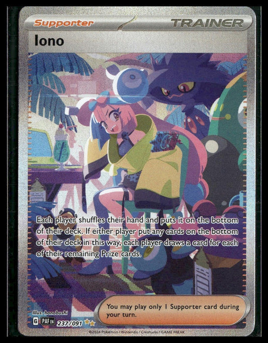 Iono #237/091 Paldean Fates NM