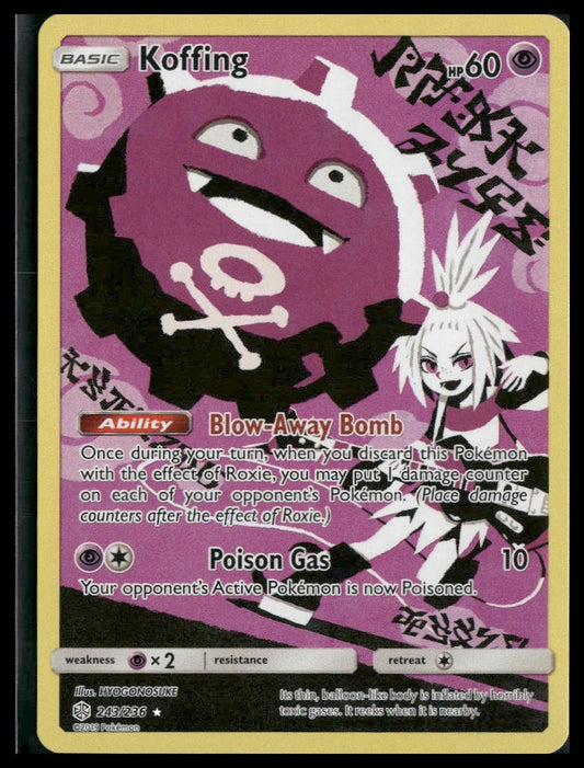 Koffing (Secret) #243/236 SM - Cosmic Eclipse NM