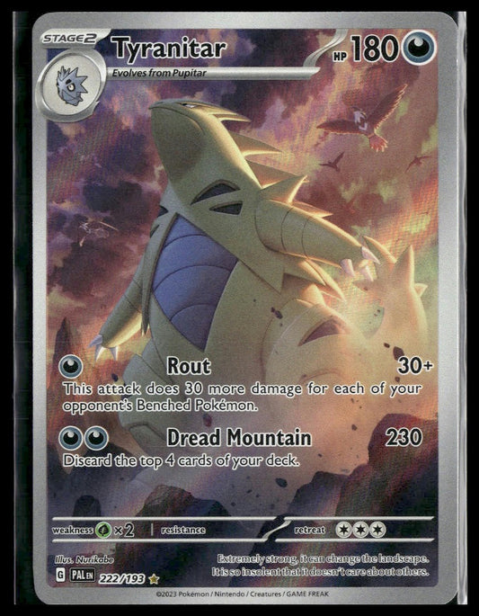 Tyranitar #222/193 Paldea Evolved NM