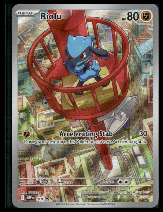 Riolu #010 Mega Evolution ETB Promo NM