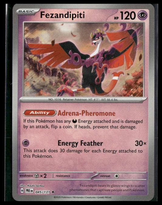 Fezandipiti (Master Ball) #45/131 Prismatic Evolutions NM