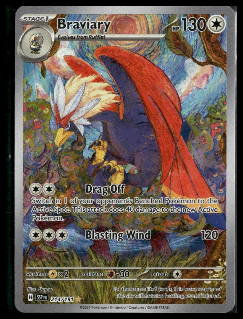 Braviary #214/191 Surging Sparks VLP