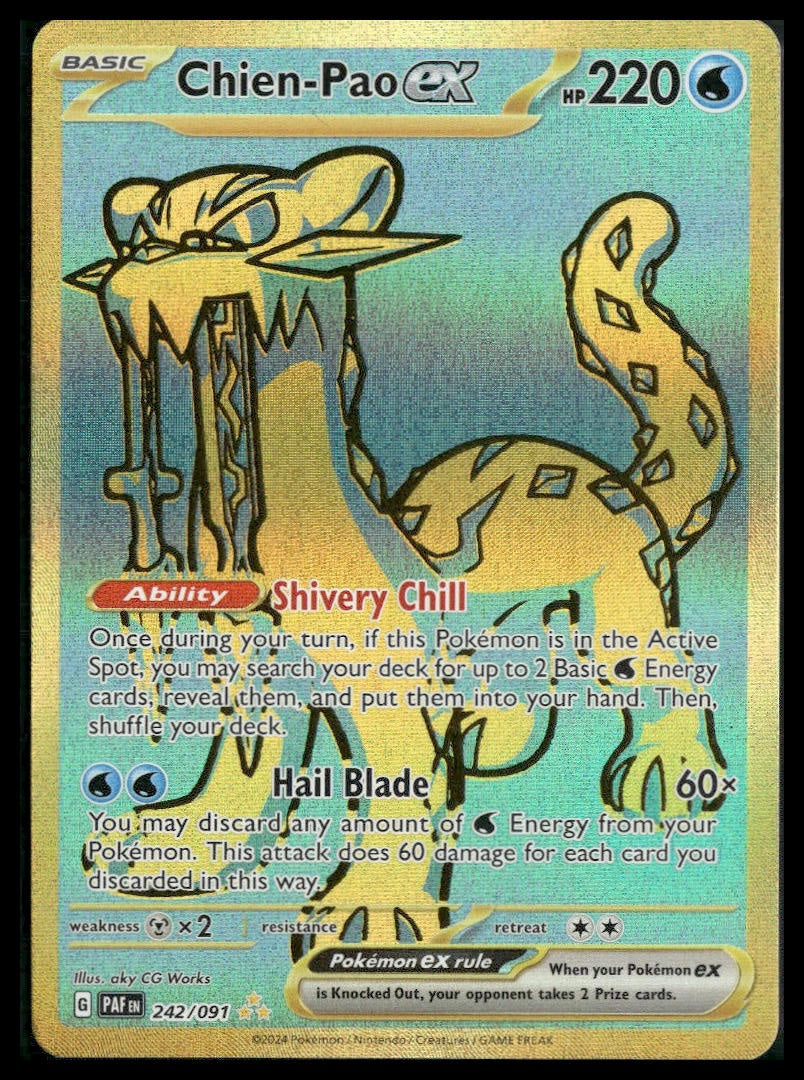 Chien-Pao ex #242/091 Paldean Fates VLP