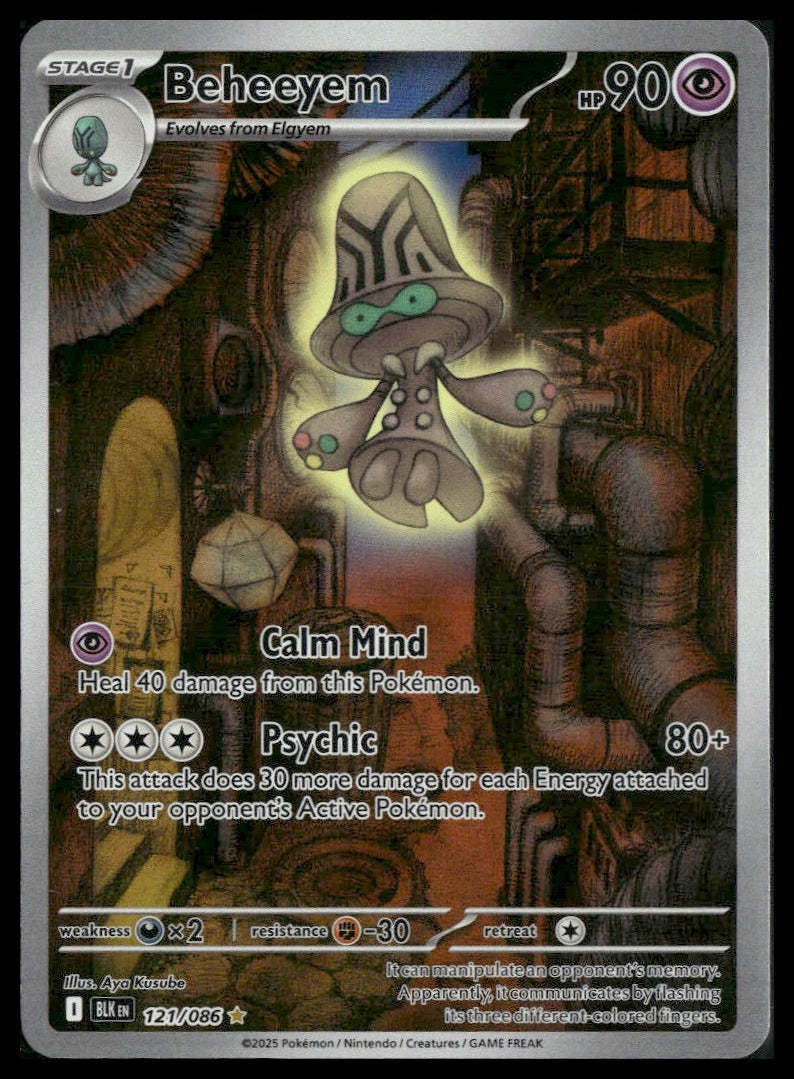 Beheeyem #121/086 Black Bolt NM