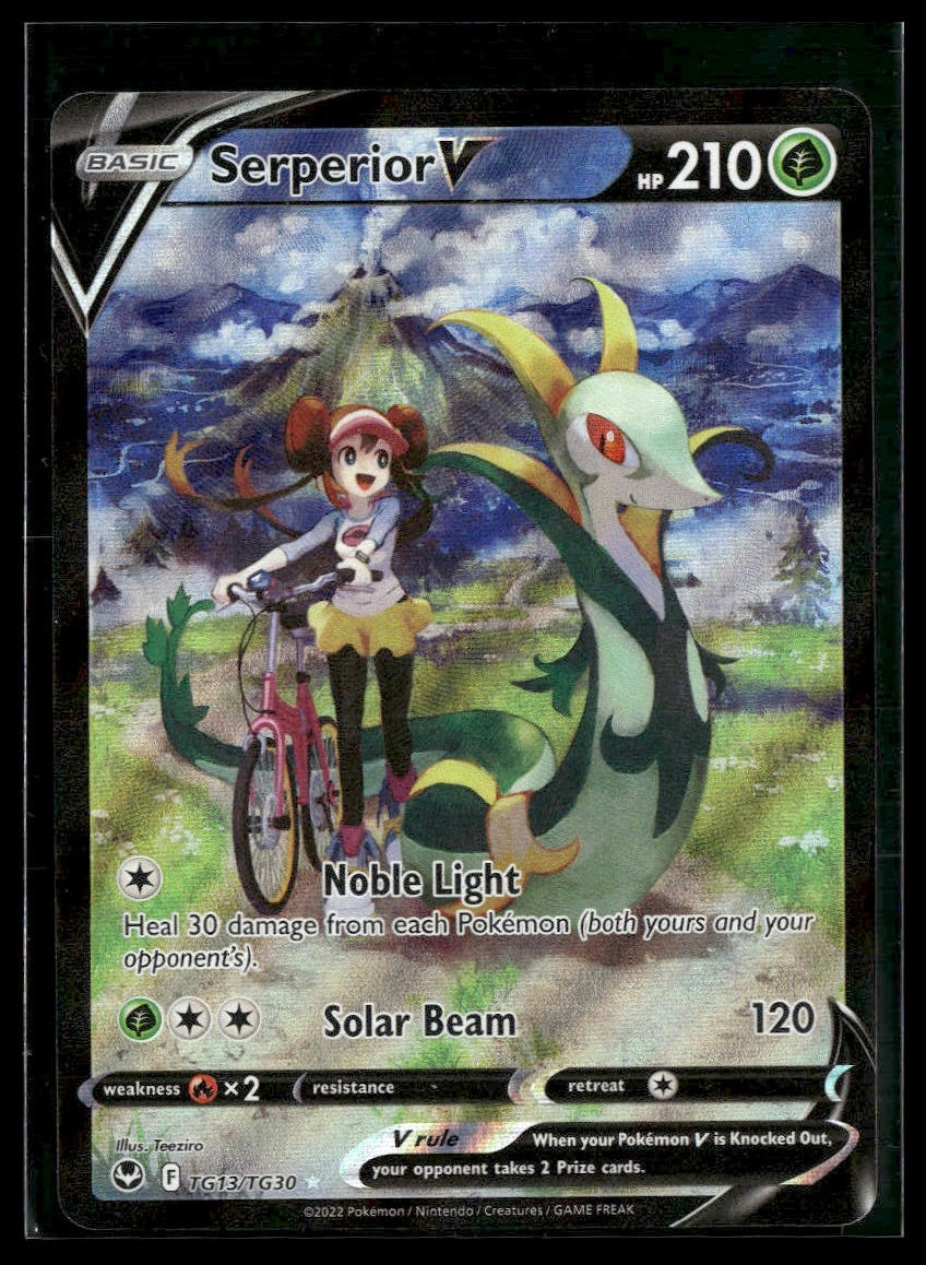 Serperior V #TG13/TG30 Silver Tempest Trainer Gallery VLP